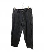 nanamicaナナミカ）の古着「Wide Denim Pants / ワイドデニムパンツ」｜ブラック