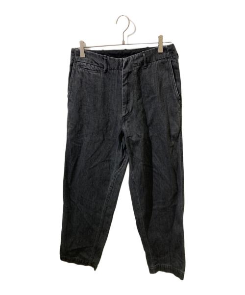 nanamica（ナナミカ）nanamica (ナナミカ) Wide Denim Pants / ワイドデニムパンツ ブラック サイズ:76cm (W30)の古着・服飾アイテム