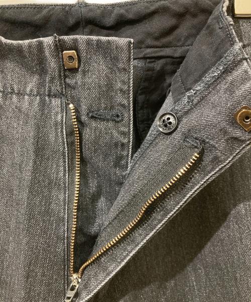 nanamica（ナナミカ）nanamica (ナナミカ) Wide Denim Pants / ワイドデニムパンツ ブラック サイズ:76cm (W30)の古着・服飾アイテム