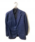 SHIPS×LORO PIANAシップス×ロロピアーナ）の古着「LINEN TWEEDテーラードジャケット / リネン ツイード」｜ネイビー