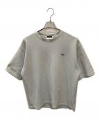 LACOSTE×BEAUTY&YOUTHラコステ×ビューティーアンドユース）の古着「別注1トーン ショートスリーブTシャツ」｜グレー