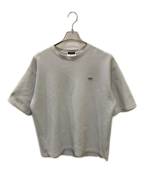 LACOSTE（ラコステ）LACOSTE (ラコステ) BEAUTY&YOUTH (ビューティーアンドユース) 別注1トーン ショートスリーブTシャツ グレー サイズ:Lの古着・服飾アイテム