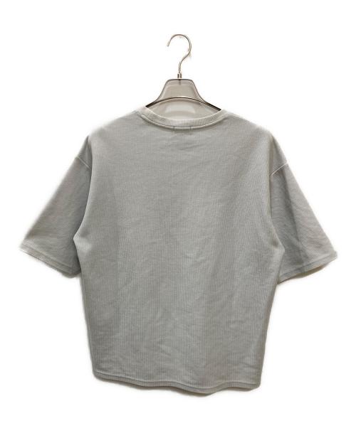 LACOSTE（ラコステ）LACOSTE (ラコステ) BEAUTY&YOUTH (ビューティーアンドユース) 別注1トーン ショートスリーブTシャツ グレー サイズ:Lの古着・服飾アイテム