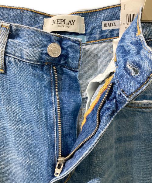 REPLAY（リプレイ）REPLAY (リプレイ) ワイドレッグIDALYA バイカラーインディゴデニム インディゴ サイズ:W23の古着・服飾アイテム