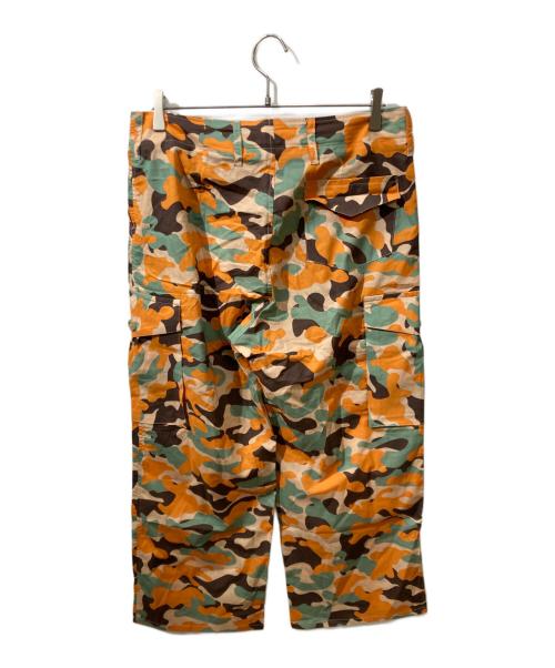 Stockholm Surfboard Club（ストックホルム サーフボード クラブ）STOCKHOLM SURFBOARD CLUB (ストックホルム サーフボード クラブ) Printed Cargo Trousers オレンジ サイズ:S 未使用品の古着・服飾アイテム