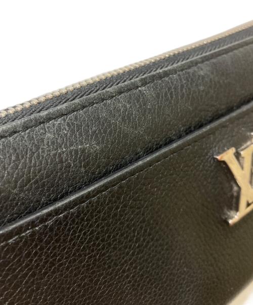 LOUIS VUITTON（ルイ ヴィトン）LOUIS VUITTON (ルイ ヴィトン) ロックミー LVロゴジッピーウォレット/長財布 ブラックの古着・服飾アイテム