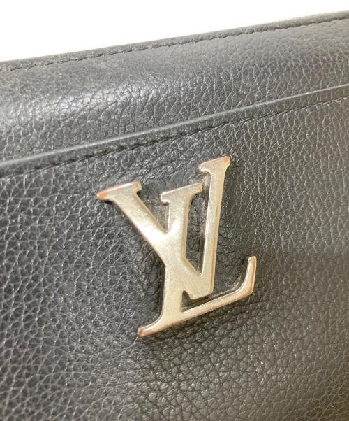 LOUIS VUITTON（ルイ ヴィトン）LOUIS VUITTON (ルイ ヴィトン) ロックミー LVロゴジッピーウォレット/長財布 ブラックの古着・服飾アイテム