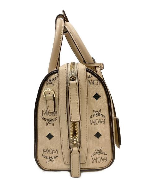 MCM（エムシーエム）MCM (エムシーエム) 2WAY ボストン エッセンシャル ベージュの古着・服飾アイテム