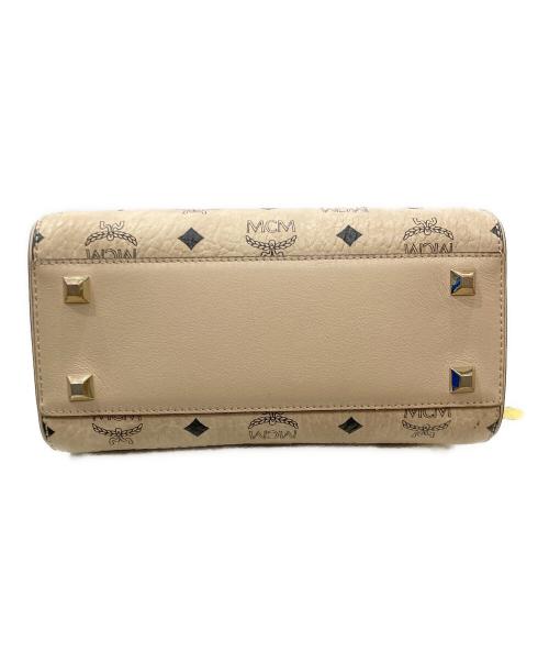 MCM（エムシーエム）MCM (エムシーエム) 2WAY ボストン エッセンシャル ベージュの古着・服飾アイテム