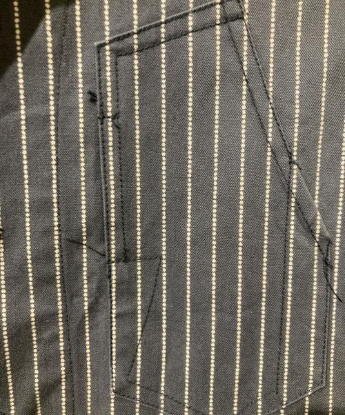 LOST CONTROL（ロストコントロール）LOST CONTROL (ロストコントロール) Black Wabash Shop Coat　/ウォバッシュコート ブラック サイズ:1の古着・服飾アイテム