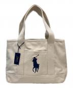 POLO RALPH LAURENポロ・ラルフローレン）の古着「スクールトートバッグ」｜ベージュ