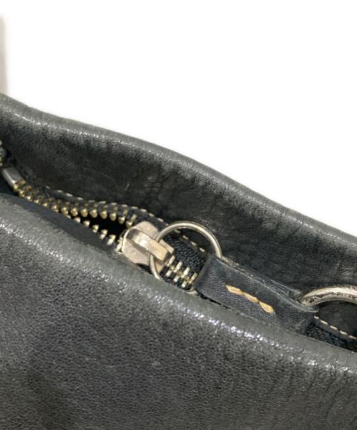 COACH（コーチ）COACH (コーチ) レザーショルダーバッグ ブラックの古着・服飾アイテム