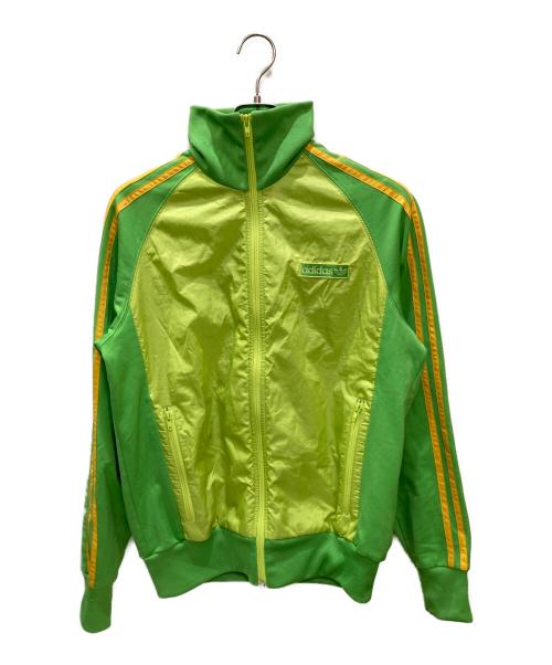 adidas（アディダス）adidas (アディダス) 00S 切替トラックジャケット グリーン サイズ:Oの古着・服飾アイテム