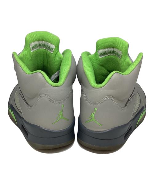 NIKE（ナイキ）NIKE (ナイキ) Air Jordan 5 Retro SE Green Bean グレー×グリーン サイズ:US9.5の古着・服飾アイテム