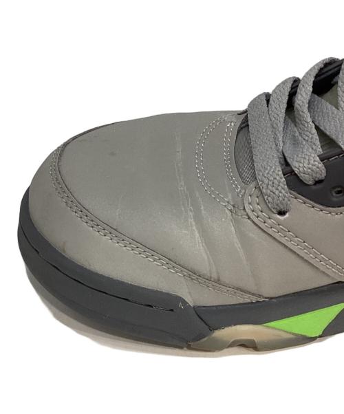 NIKE（ナイキ）NIKE (ナイキ) Air Jordan 5 Retro SE Green Bean グレー×グリーン サイズ:US9.5の古着・服飾アイテム