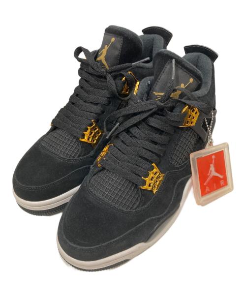 NIKE（ナイキ）NIKE (ナイキ) AIR JORDAN 4 RETRO ROYALTY ブラック サイズ:US8の古着・服飾アイテム