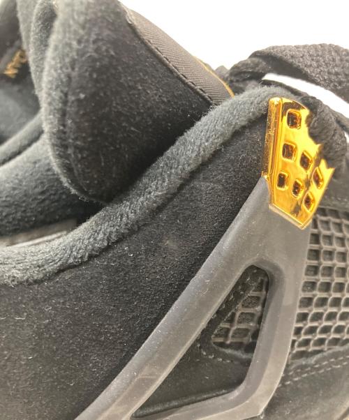 NIKE（ナイキ）NIKE (ナイキ) AIR JORDAN 4 RETRO ROYALTY ブラック サイズ:US8の古着・服飾アイテム