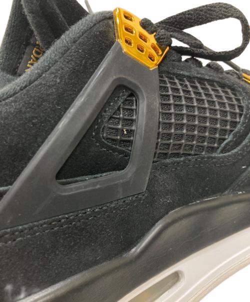 NIKE（ナイキ）NIKE (ナイキ) AIR JORDAN 4 RETRO ROYALTY ブラック サイズ:US8の古着・服飾アイテム