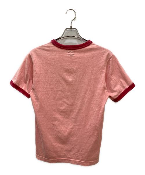 McCOY'S（マッコイズ）McCOY'S (マッコイズ) 4連プリントリンガーTシャツ ピンク サイズ:Mの古着・服飾アイテム