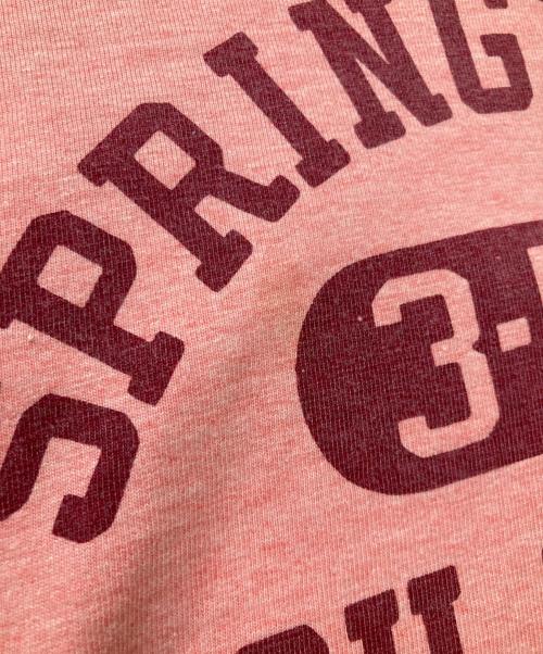 McCOY'S（マッコイズ）McCOY'S (マッコイズ) 4連プリントリンガーTシャツ ピンク サイズ:Mの古着・服飾アイテム