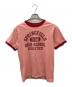 McCOY'S（マッコイズ）の古着「4連プリントリンガーTシャツ」｜ピンク