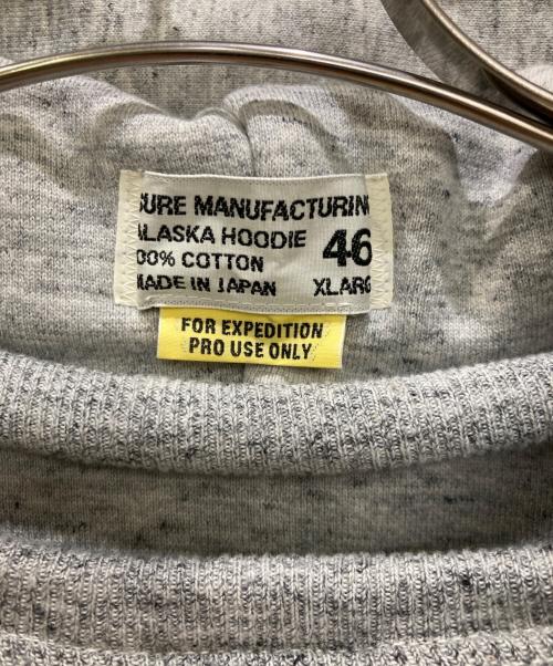 SURE MANUFACTURING（シュアーマニファクチャリング）SURE MANUFACTURING (シュアーマニファクチャリング) ALASKA HOODIE / アラスカフーディ　パーカー ネイビー サイズ:X LARGEの古着・服飾アイテム