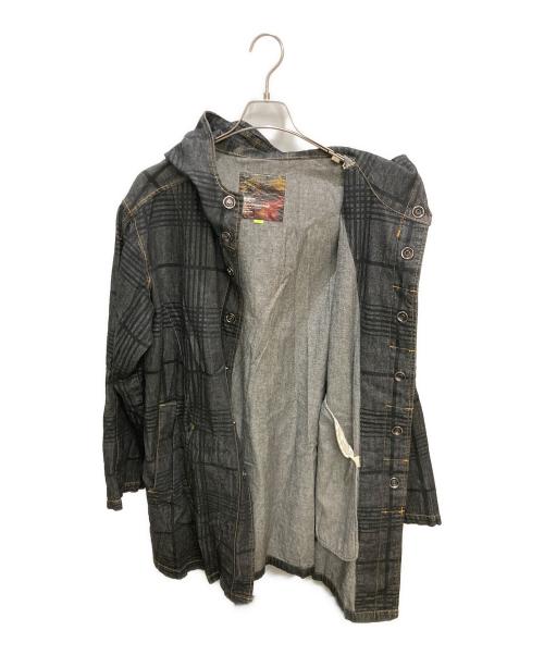 balancewear design（バランスウェアデザイン）balancewear design (バランスウェアデザイン) 00S デニムコート ブラック サイズ:Lの古着・服飾アイテム