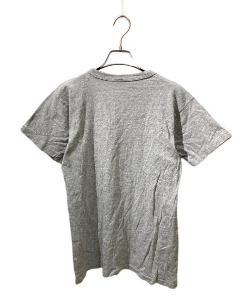 Champion（チャンピオン）Champion (チャンピオン) 80S フットボールプリントTシャツ グレー サイズ:Mの古着・服飾アイテム