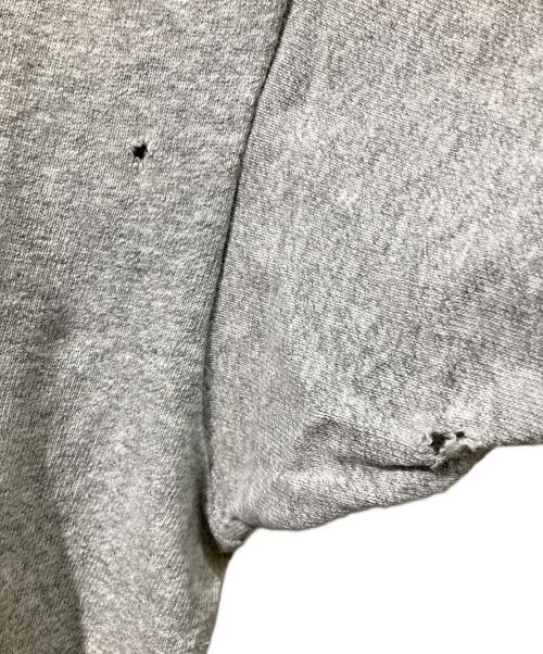 Champion（チャンピオン）Champion (チャンピオン) 80S フットボールプリントTシャツ グレー サイズ:Mの古着・服飾アイテム