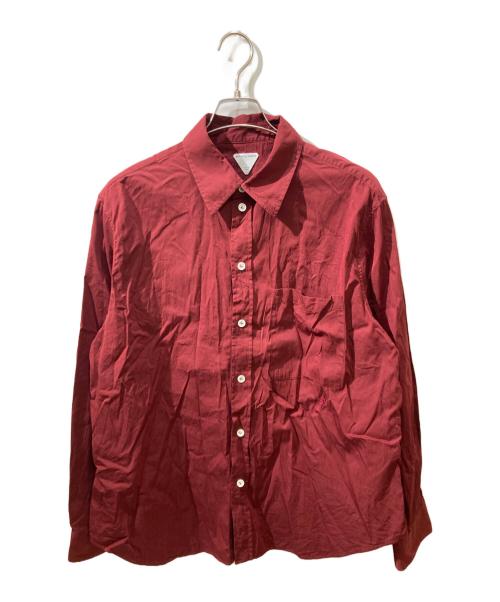 BOTTEGA VENETA（ボッテガベネタ）BOTTEGA VENETA (ボッテガベネタ) 長袖シャツ レッド サイズ:52の古着・服飾アイテム
