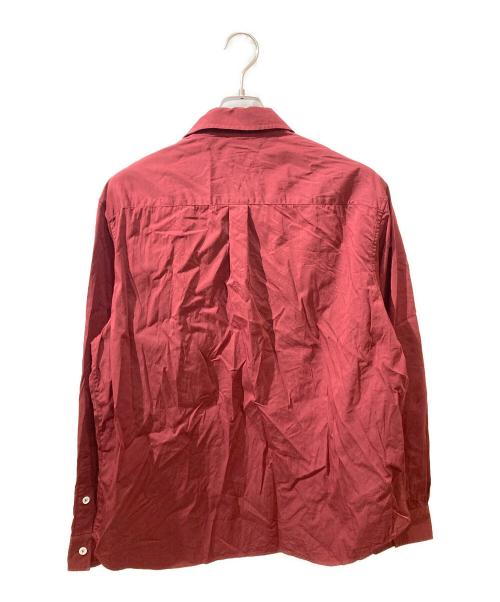 BOTTEGA VENETA（ボッテガベネタ）BOTTEGA VENETA (ボッテガベネタ) 長袖シャツ レッド サイズ:52の古着・服飾アイテム