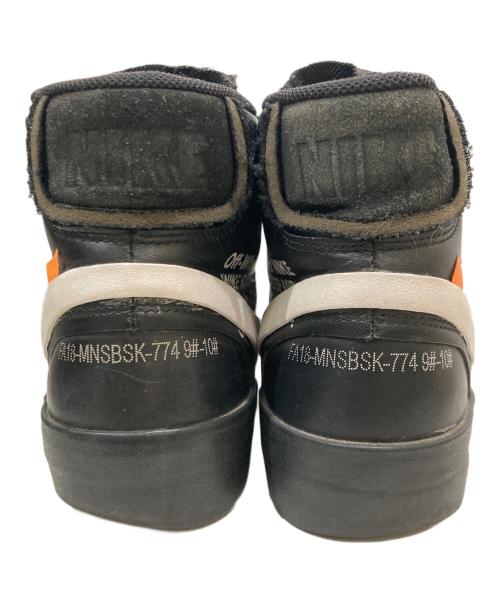 NIKE（ナイキ）NIKE (ナイキ) OFFWHITE (オフホワイト) THE 10 : BLAZER MID ブラック サイズ:27.5cmの古着・服飾アイテム