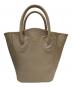 YOUNG & OLSEN The DRYGOODS STORE（ヤングアンドオルセン ザ ドライグッズストア）の古着「EMBOSSED LEATHER D TOTE S / 2WAYレザーバッグ」