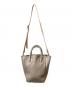 中古・古着 YOUNG & OLSEN The DRYGOODS STORE (ヤングアンドオルセン ザ ドライグッズストア) EMBOSSED LEATHER D TOTE S / 2WAYレザーバッグ：10000円