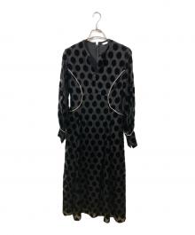 CLANE（クラネ）の古着「BIG DOT OPAL ONEPIECE」｜ブラック