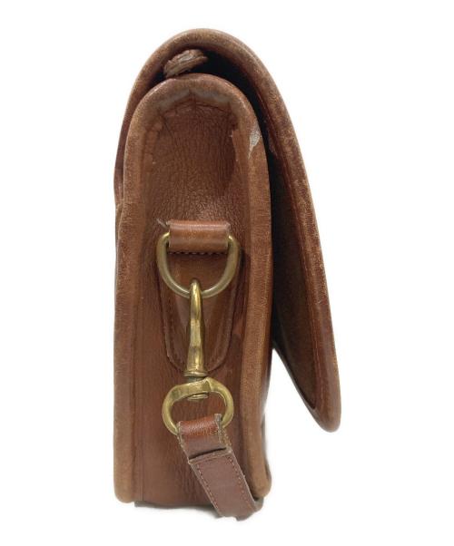COACH（コーチ）COACH (コーチ) オールドレザーフラップショルダーバッグ ブラウンの古着・服飾アイテム