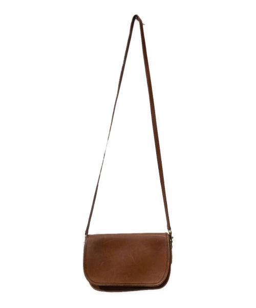 COACH（コーチ）COACH (コーチ) オールドレザーフラップショルダーバッグ ブラウンの古着・服飾アイテム
