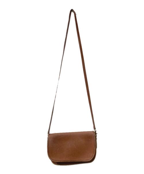 COACH（コーチ）COACH (コーチ) オールドレザーフラップショルダーバッグ ブラウンの古着・服飾アイテム