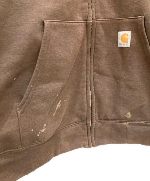 CarHartt（カーハート）CarHartt (カーハート) 古着中綿スウェットパーカー ブラウン サイズ:不明の古着・服飾アイテム