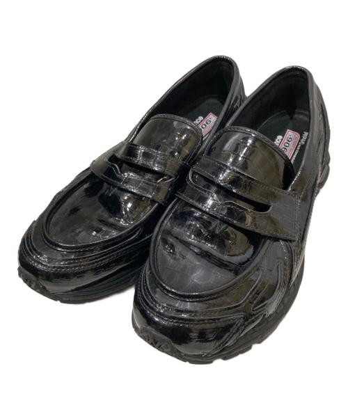 NEW BALANCE（ニューバランス）NEW BALANCE (ニューバランス) Black Crocエナメルローファー ブラック サイズ:29cmの古着・服飾アイテム