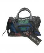 BALENCIAGAバレンシアガ）の古着「グラフィティ シティ 2WAYバッグ」｜ブラック