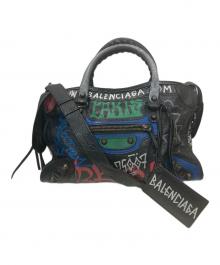 BALENCIAGA（バレンシアガ）の古着「グラフィティ シティ 2WAYバッグ」｜ブラック