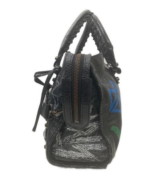 BALENCIAGA（バレンシアガ）BALENCIAGA (バレンシアガ) グラフィティ シティ 2WAYバッグ ブラックの古着・服飾アイテム
