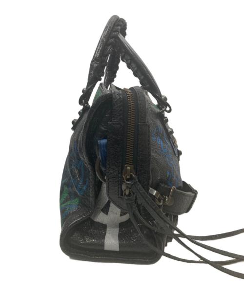 BALENCIAGA（バレンシアガ）BALENCIAGA (バレンシアガ) グラフィティ シティ 2WAYバッグ ブラックの古着・服飾アイテム