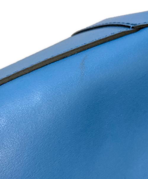 GIANNI CHIARINI（ジャンニ キアリーニ）GIANNI CHIARINI (ジャンニ キアリーニ) ポーチ付きハンドバック ブルーの古着・服飾アイテム