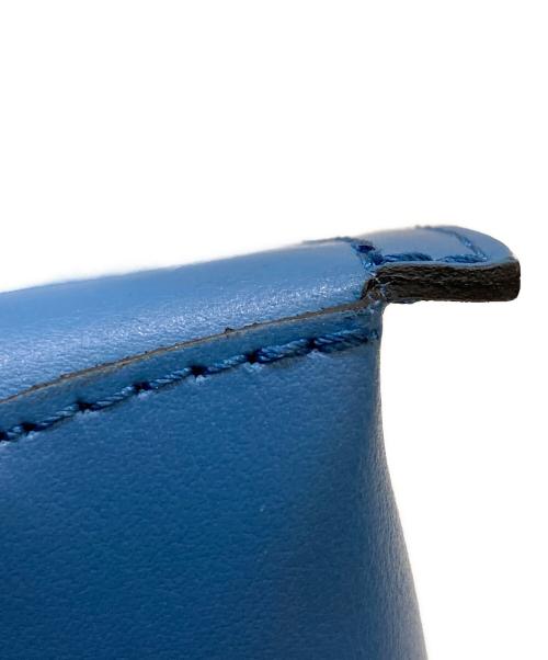 GIANNI CHIARINI（ジャンニ キアリーニ）GIANNI CHIARINI (ジャンニ キアリーニ) ポーチ付きハンドバック ブルーの古着・服飾アイテム