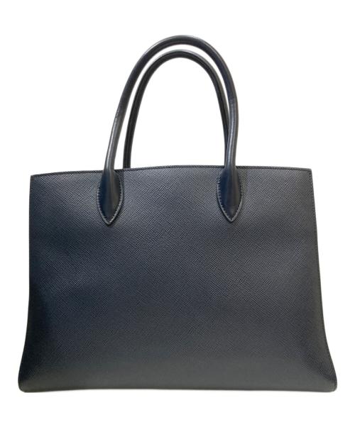 PRADA（プラダ）PRADA (プラダ) サフィアーノ 2WAYバッグ ネイビーの古着・服飾アイテム