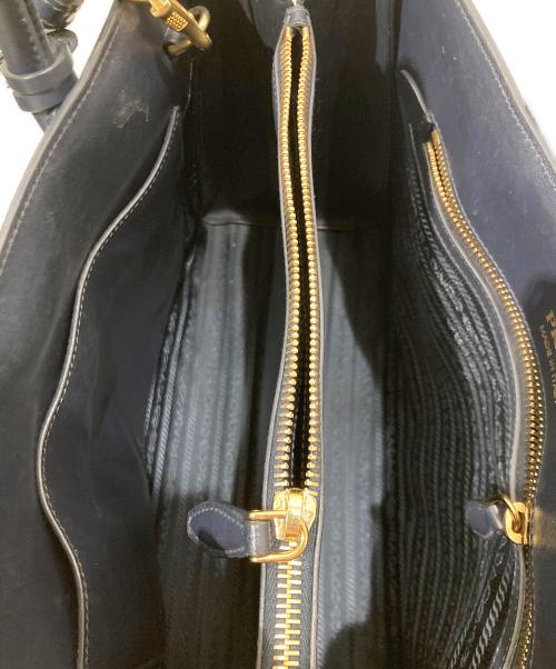 PRADA（プラダ）PRADA (プラダ) サフィアーノ 2WAYバッグ ネイビーの古着・服飾アイテム