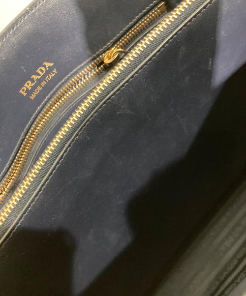 PRADA（プラダ）PRADA (プラダ) サフィアーノ 2WAYバッグ ネイビーの古着・服飾アイテム