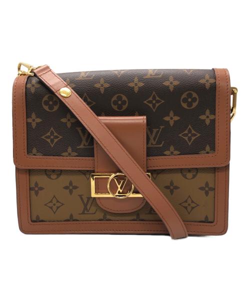 LOUIS VUITTON（ルイ ヴィトン）LOUIS VUITTON (ルイ ヴィトン) ドーフィーヌMM ブラウン サイズ:下記参照の古着・服飾アイテム
